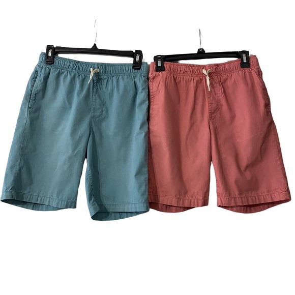 Old Navy Other - Old Navy Boys Shorts (2pair) Elastic Waistband & Drawstring Boys Size XL